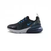 nike air max 270 homem trainers soldes black deep blue